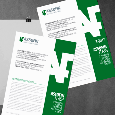 progetti grafici per Assofin, mvcomunicazione, studio grafico milano