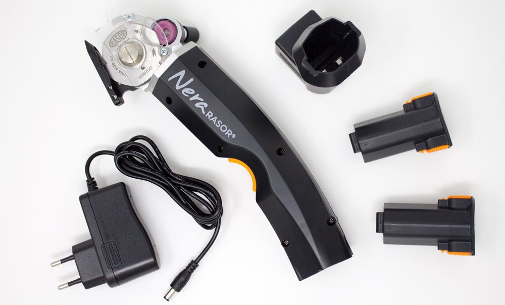 rasor, nera cutting unit, batterie, mvcomunicazione