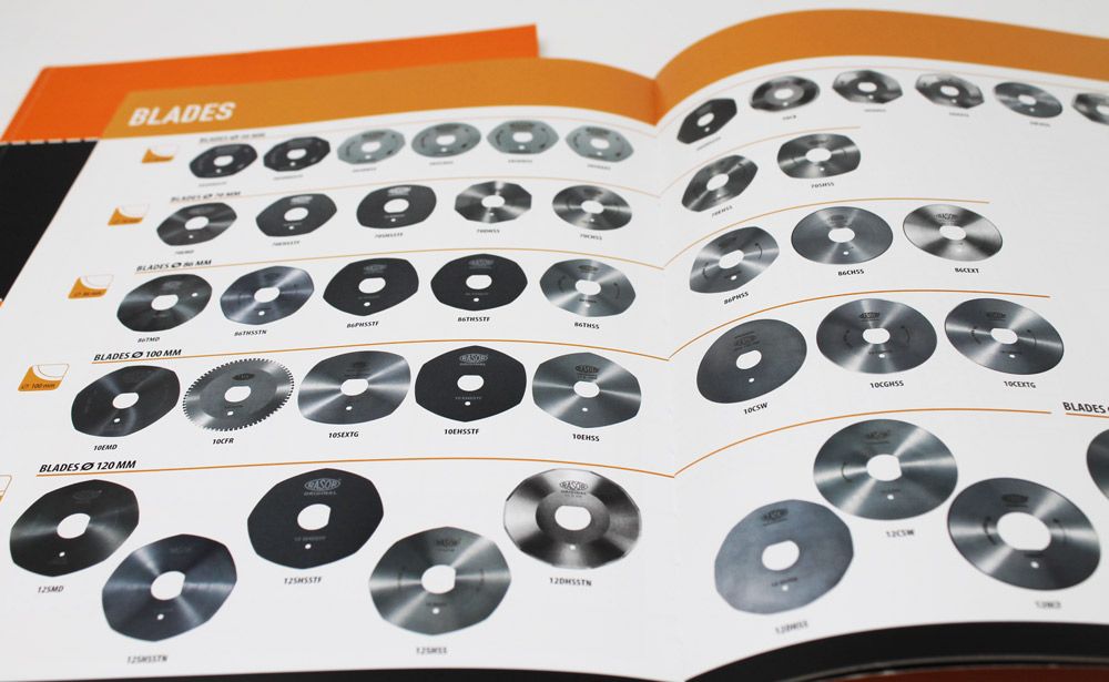 catalogo rasor, progetto grafico e impaginazione mvcomunicazione