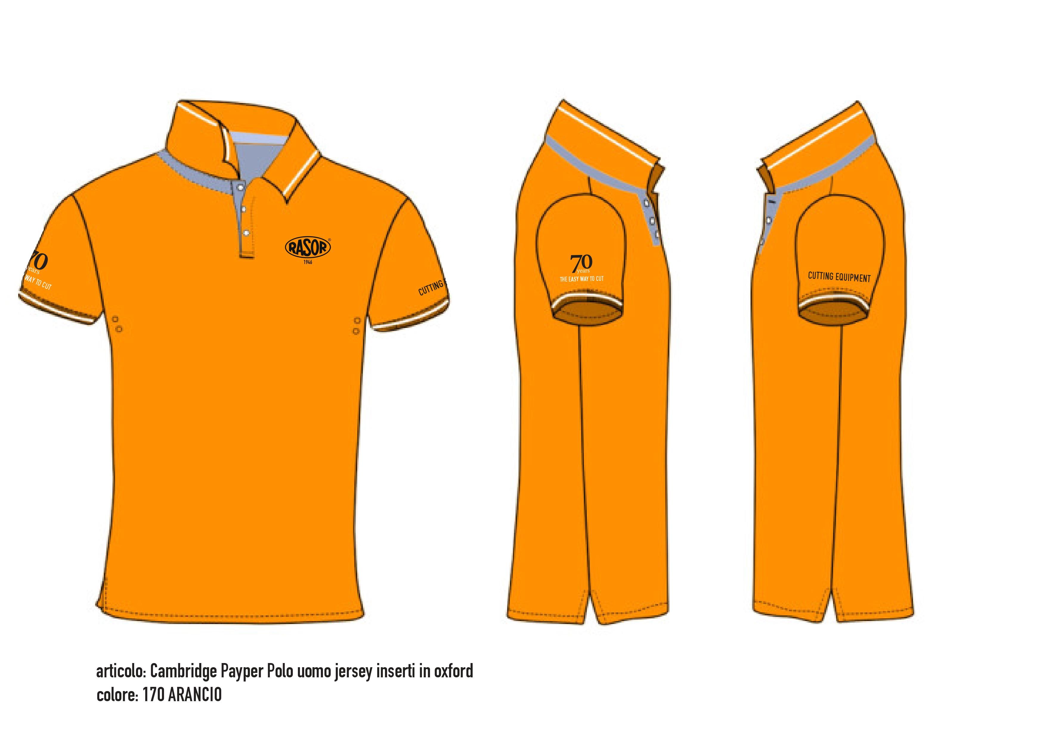 polo da lavoro personalizzata con logo aziendale, rasor, mvcomunicazione