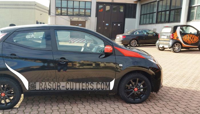 car wrapping rasor, mvcomunicazione