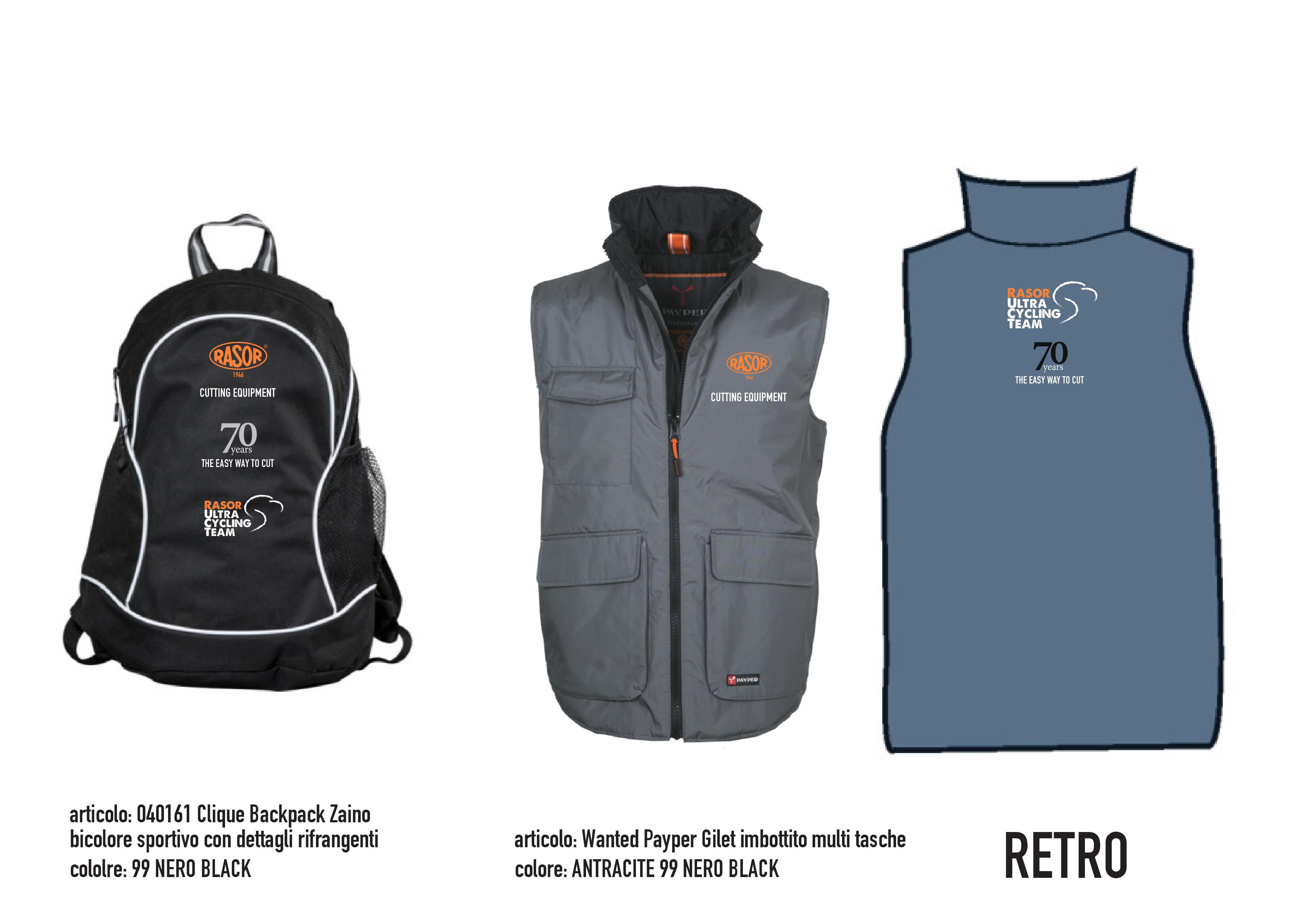 zaino personalizzato e giubbotto per attività outdoor rasor, mvcomunicazioneMvcomunicazione Rasor Personalizzazione Tshirt 10