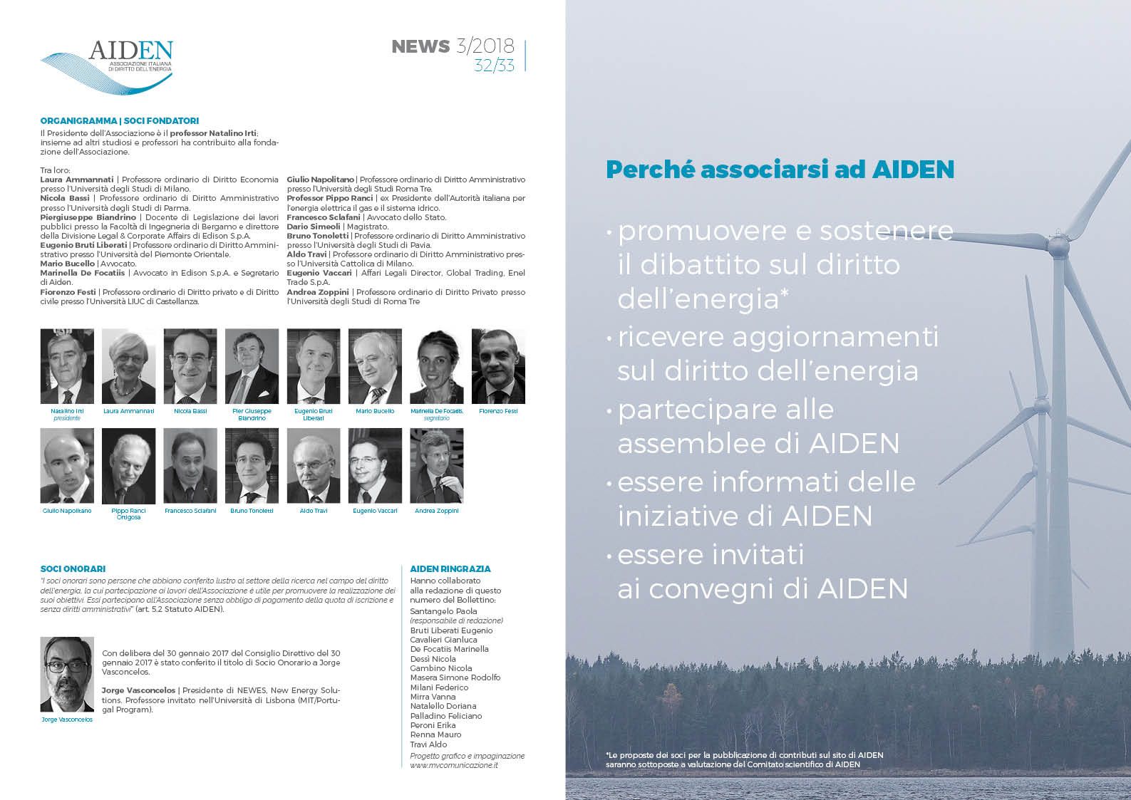 bollettino AIDEN, progetto grafico mvcomunicazione, editoria e impaginazione milano, soci fondatori AIDEN