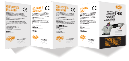 certificazione rasor impaginata dallo studio mvcomunicazione